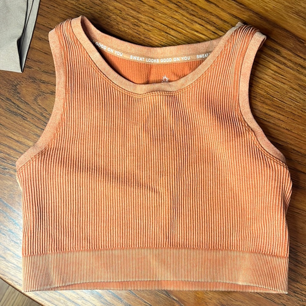 Offline by Aerie - Seamless Waffle High neck Sports Bra